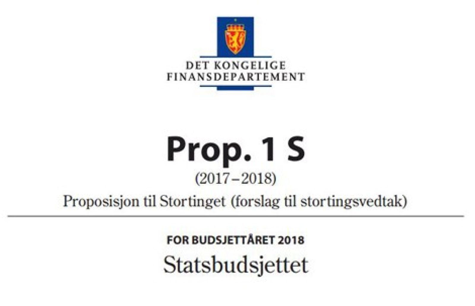Statsbudsjettet gir oss en følelse av avmakt