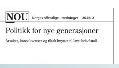 Fødselstallsutvalget sin utredning er klar