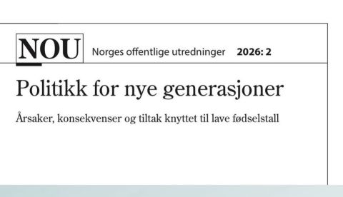Fødselstallsutvalget sin utredning er klar